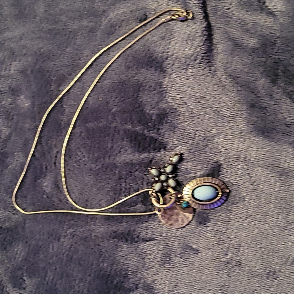 Turquoise and metal Western America pendants